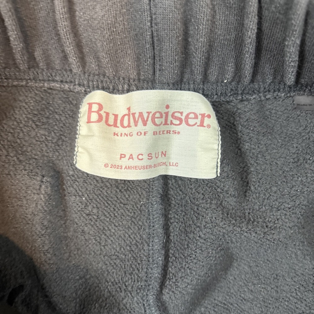 Pacsun X Budweiser Clydesdales King Of Beers Graphic Sweatpants Size M - Picture 3 of 6
